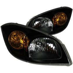 Anzo USA - Anzo USA Black Crystal Headlight Set Chevrolet Cobalt/Pontiac G5 121154 - Image 1