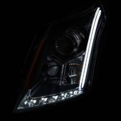 Anzo USA - Anzo USA 111308 Plank Style Projector Headlight Set Black for 10-16 Cadillac SRX - Image 3