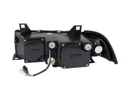 Anzo USA - Anzo USA 121325 Projector Headlight Set w/LED Halo Black for 92-98 BMW 3-Series - Image 2