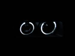 Anzo USA - Anzo USA 121325 Projector Headlight Set w/LED Halo Black for 92-98 BMW 3-Series - Image 3