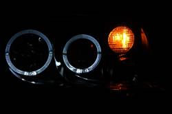 Anzo USA - Anzo USA Projector Headlight Set w/LED Halo Black for VW Jetta 121369 - Image 3