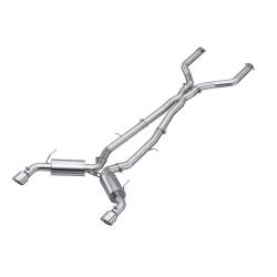MBRP Exhaust - MBRP Exhaust S4400304 T304 3" Cat-Back Dual Rear Exit for 16-24 Infiniti Q50 - Image 1