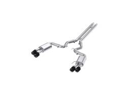 MBRP Exhaust - MBRP Exhaust S72053CF T304 3" Cat-Back Dual Rear Exit w/Muffler 18-23 Mustang GT - Image 1
