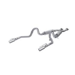 MBRP Exhaust - MBRP Exhaust S7221AL AL 2.5" Cat-Back Dual Rear Exit 99-04 Mustang GT/Mach 1 - Image 1