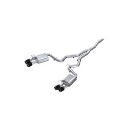 MBRP Exhaust - MBRP Exhaust S72233CF T304 3" Cat-Back Quad Rear Exit w/Muffler 19-23 Mustang - Image 1