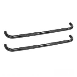 Westin - Westin 23-4095 Black E-Series 3 Round Nerf Step Bars Alloy Steel 17x83x4" - Image 1