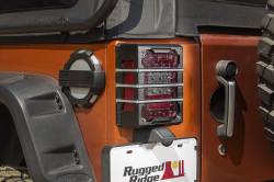 Rugged Ridge - Rugged Ridge 11226.04 Elite Guard Taillight Brushed Black for 07-18 Wrangler JK - Image 6
