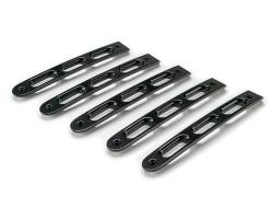 DV8 Offroad - DV8 D-JP-190026-BK-5 Black Door Handle Inserts for 07-18 Jeep Wrangler JK 4DR - Image 1