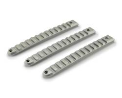 DV8 Offroad - DV8 D-JP-190028-AL-3 Silver Door Handle Insert for 07-18 Jeep Wrangler JK 2DR - Image 1