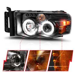 Anzo USA - Anzo USA 111490 Projector Headlight Set w/Halo forRam 1500/2500/3500 - Image 3