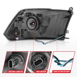 Anzo USA - Anzo USA 111516 Crystal Headlight Set - Image 5