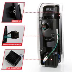 Anzo USA - Anzo USA 311350 LED Taillight Assembly for 89-96 Bronco/F150/F250/F350 - Image 5