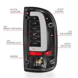 Anzo USA - Anzo USA 311353 LED Taillight Assembly for 95-00 Toyota Tacoma - Image 4
