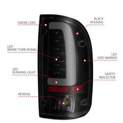 Anzo USA - Anzo USA 311354 LED Taillight Assembly for 95-00 Toyota Tacoma - Image 4