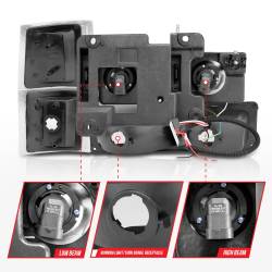 Anzo USA - Anzo USA 111507 Crystal Headlight Set - Image 5