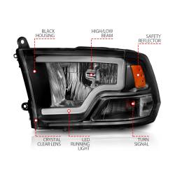 Anzo USA - Anzo USA 111515 Crystal Headlight Set - Image 4
