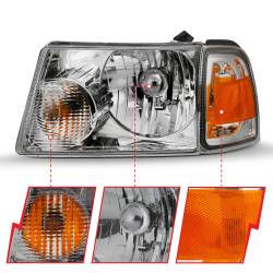 Anzo USA - Anzo USA 111484 Crystal Headlight Set for 01-11 Ranger - Image 3