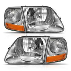 Anzo USA - Anzo USA 111438 Crystal Headlight Set for 97-03 F150 - Image 1
