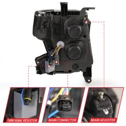 Anzo USA - Anzo USA 111478 LED Crystal Headlight - Image 5