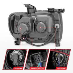 Anzo USA - Anzo USA 111381 Projector Headlight Set for 15-22 Canyon - Image 5