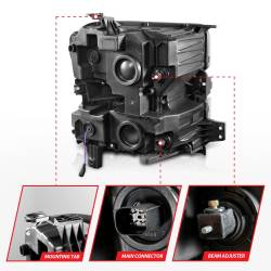 Anzo USA - Anzo USA 111566-L LED Projector Headlight for 19-21 Silverado 1500 - Image 5
