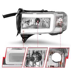 Anzo USA - Anzo USA 111555 LED Crystal Headlight for 94-02 RAM 2500/3500 - Image 3