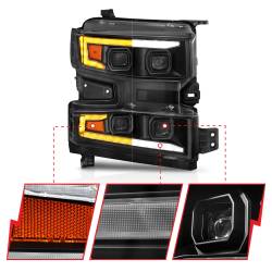 Anzo USA - Anzo USA 111566-R LED Projector Headlight for 19-21 Silverado 1500 - Image 3