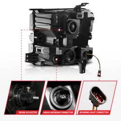 Anzo USA - Anzo USA 111566-R LED Projector Headlight for 19-21 Silverado 1500 - Image 5