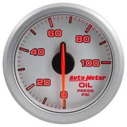 AutoMeter - AutoMeter 9152-UL Air Core AirDrive Oil Pressure Gauge Silver 100PSI 2-1/16" - Image 2