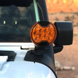 KC Hilites - KC HiLiTES 5104 Amber Shield for 6" SlimLite LED lights Each - Image 3