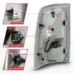 Anzo USA - Anzo USA 311470 Smoke Black LED Taillight Assembly for 09-18 RAM 1500 - Image 5