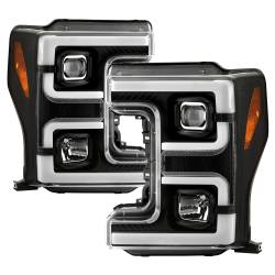 Spyder Auto - Spyder Auto 5087850 Projector Headlights White Light Bar Parking Light Black - Image 1