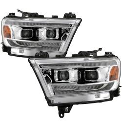 Spyder Auto - Spyder Auto 5087638 HP LED Module Headlights Chrome for 19-20 RAM 2500/3500 - Image 1