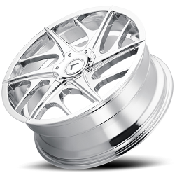 Kraze Wheels - Kraze Wheels KR141 Cray 20x8.5 5x115/120 20mm Chrome KR141-2818C20 - Image 2