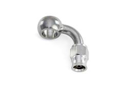 HPS Performance - HPS 350-9003SSB Compression Hose End To -3AN Female w/10mm Banjo PTFE SS 90-DEG - Image 1