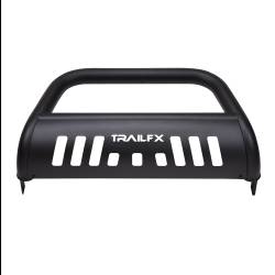 TrailFX - TrailFX B0044T Titanium Black 3" Bull Bar w/Skid Plate & Light Mount - Image 1
