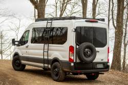 Flatline Van Company - Flatline Van Co. TR0202B 15-26 Ford Transit Mid Roof Side Ladder - Image 2