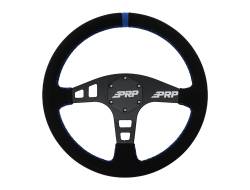 PRP - PRP G161 Flat Suede Steering Wheel Blue - Image 1
