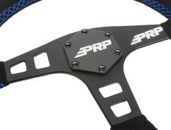 PRP - PRP G161 Flat Suede Steering Wheel Blue - Image 2