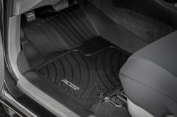 Rough Country Suspension Systems - Rough Country Front/Rear Floor Liners Black for 12-15 Tacoma Double FF-71213 - Image 1