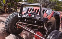 Artec Industries - Artec JK2308 Front Aluminum Bumper Rock Guard for 07-18 Jeep Wrangler JK - Image 1