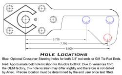 Artec Industries - Artec HS6027 Aluminum Ultimate Dana 60 High Steer Arms 6-Hole w/Keyway Pair - Image 5