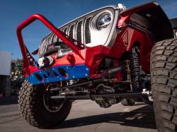 Artec Industries - Artec JJ8045 Mid-Tube Stinger Front Bumper w/Aluminum Skid for 07+ Jeep JK/JL/JT - Image 8