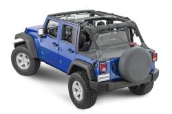 MasterTop - MasterTop 14400435 Zip Down WindStopper Black Diamond for 07-18 Wrangler JK 4DR - Image 1