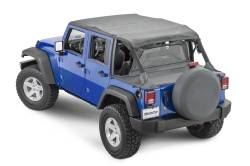 MasterTop - MasterTop 14400435 Zip Down WindStopper Black Diamond for 07-18 Wrangler JK 4DR - Image 2