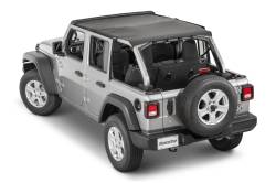 MasterTop - MasterTop 14300635 Black Diamond Bimini Top Plus for 18-23 Jeep JL Wrangler 4DR - Image 1