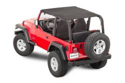 MasterTop - MasterTop 14814224 Ultimate Soft Top Combo Bimini Top Plus for 97-02 Wrangler TJ - Image 2