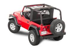 MasterTop - MasterTop 14814224 Ultimate Soft Top Combo Bimini Top Plus for 97-02 Wrangler TJ - Image 3