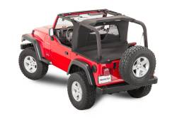MasterTop - MasterTop 14814224 Ultimate Soft Top Combo Bimini Top Plus for 97-02 Wrangler TJ - Image 4