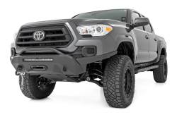 Rough Country Suspension Systems - Rough Country 41009A BA2 Side Step Bars Black for 05-23 Toyota Tacoma Double - Image 2